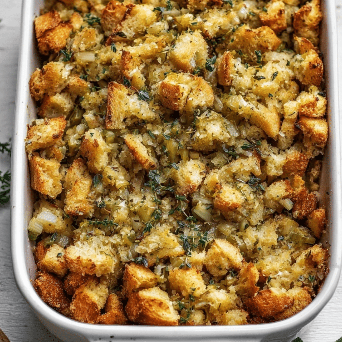 Make-Ahead Buttery Herb Stuffing: Freeze Dry for Easy Holidays